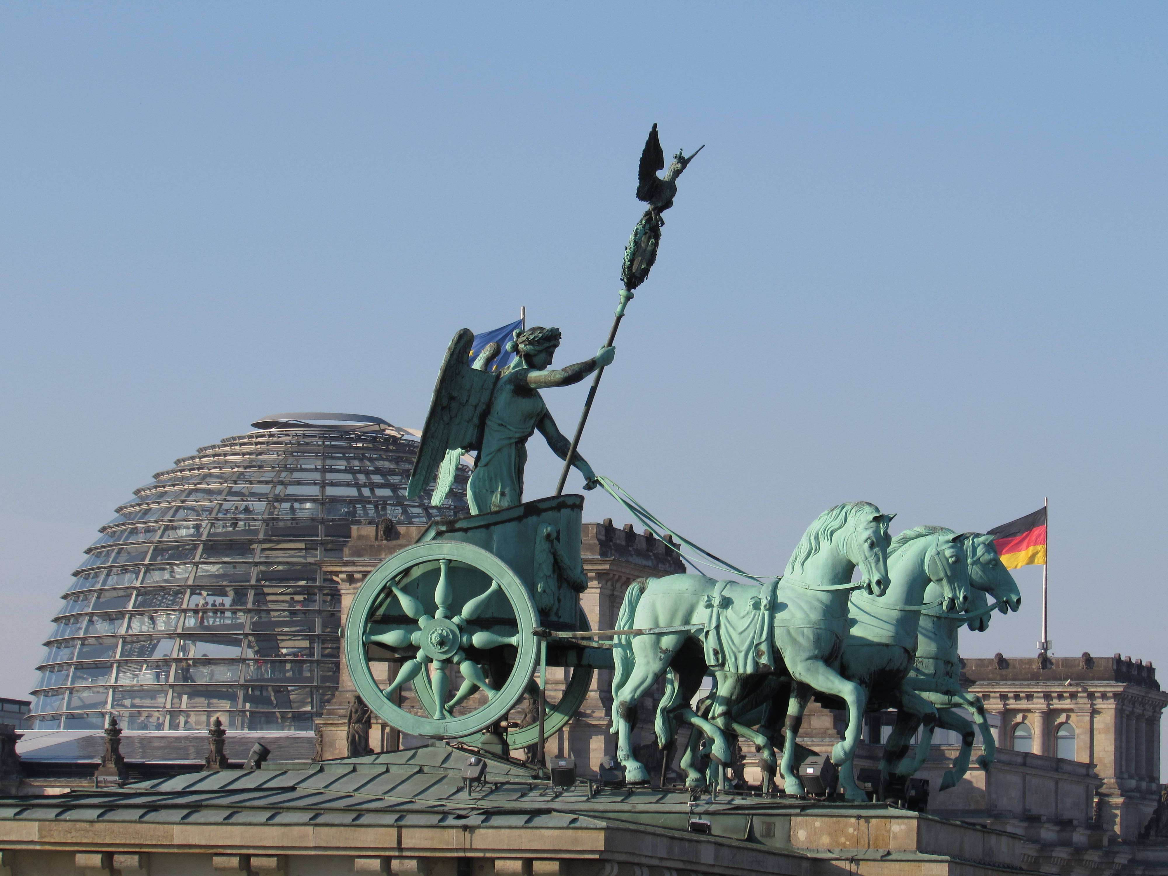 Quadriga with Reichstag